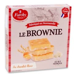 Brownie chocolat blanc